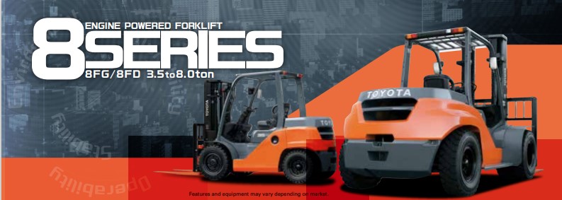 Xe nâng động cơ 6.0 tấn - 8.0 tấn Toyota 8 Series