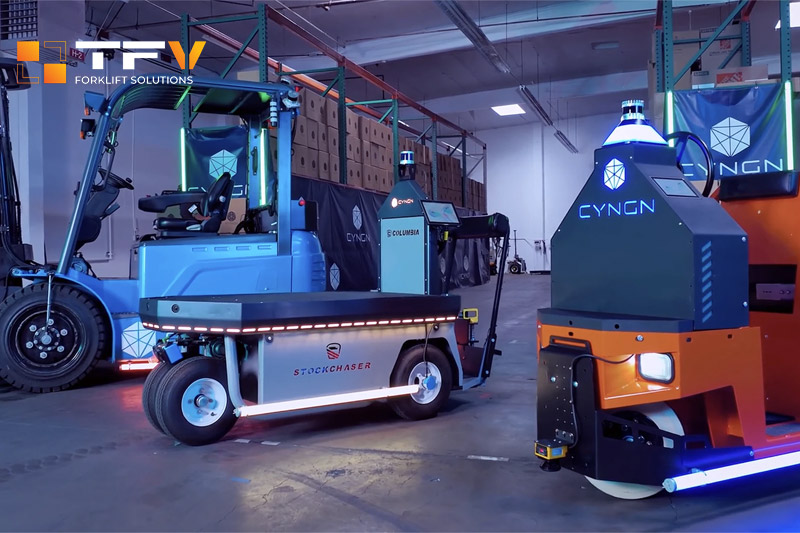 Xe nâng không người lái Cyngyn