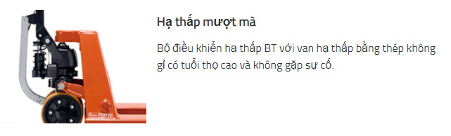 Xe nâng tay Toyota BT Pro Lifter