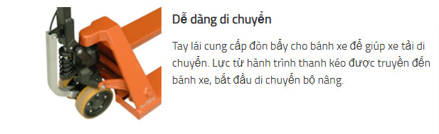 Xe nâng tay Toyota BT Pro Lifter