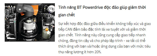 Xe nâng tay điện BT Levio 1.4t Powered Pallet Truck Toyota