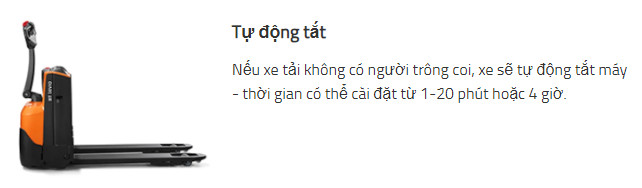 Xe nâng tay điện BT Levio 1.4t Powered Pallet Truck Toyota