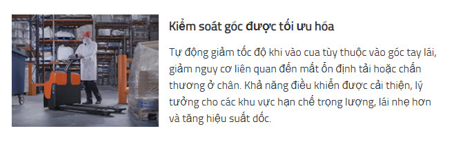 Xe nâng tay điện BT Levio 1.6t Lithium-ion Toyota
