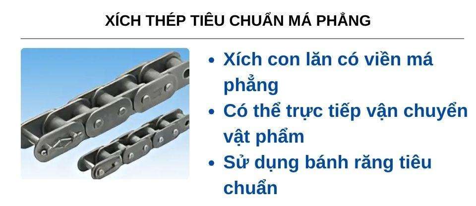 thông tin xích thép má phẳng
