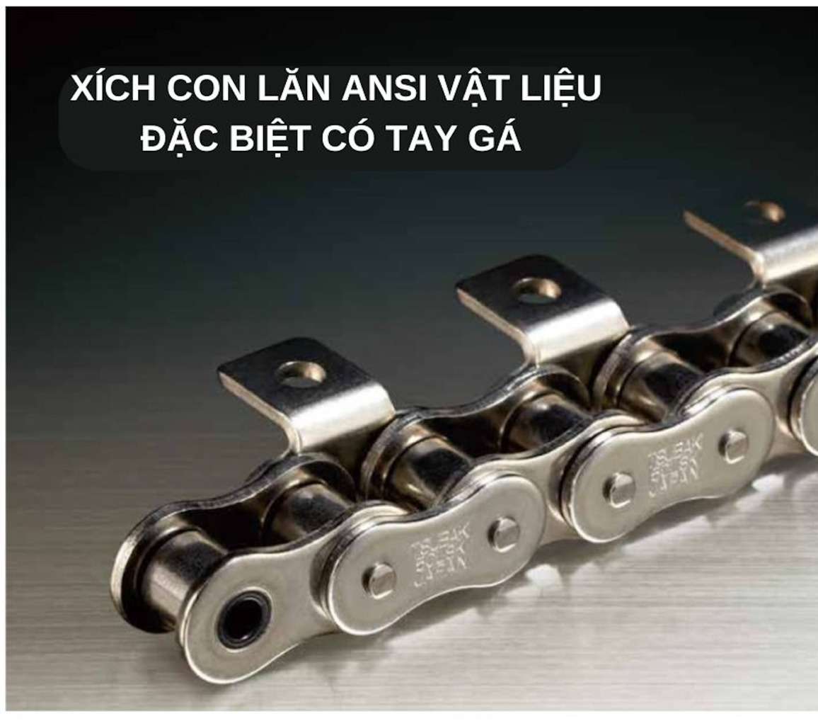 Xích con lăn vật điệu đặc biệt