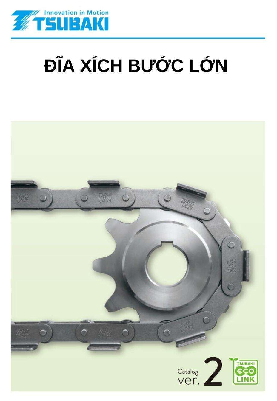 Đĩa xích tải bước lớn