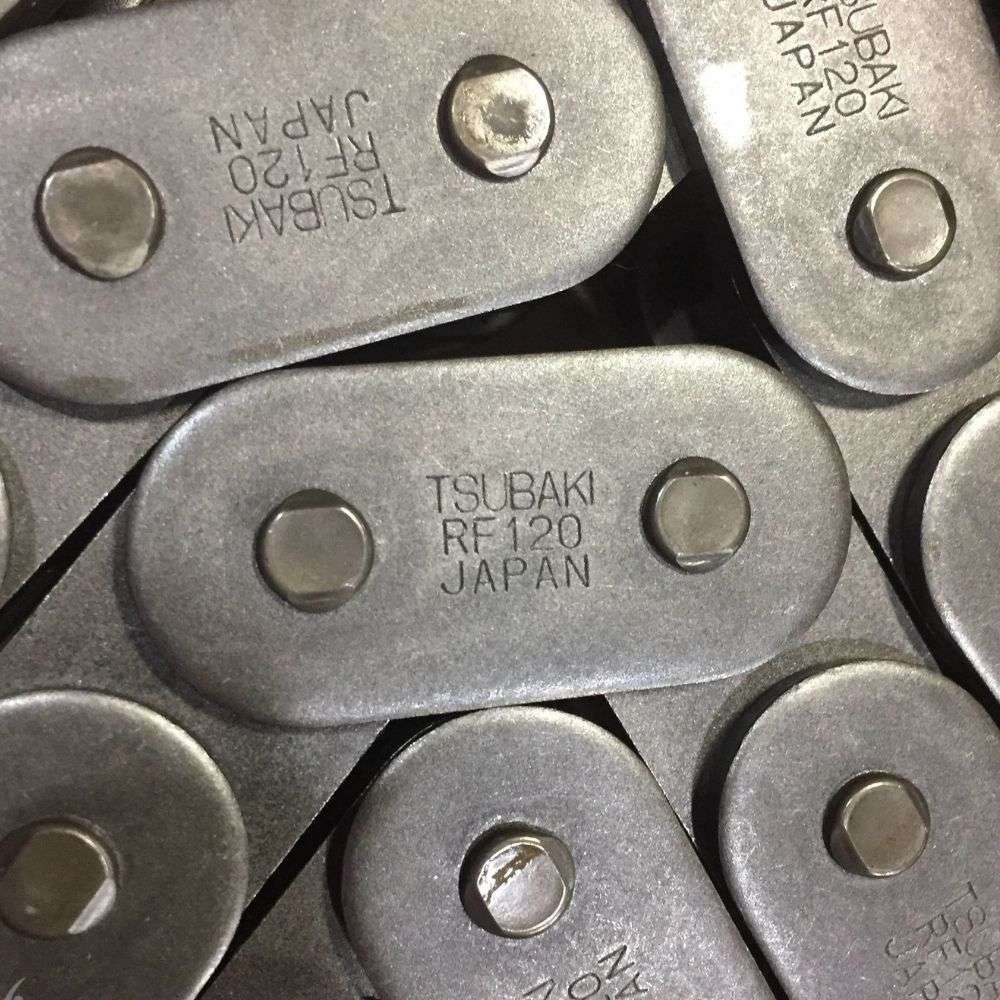 xích thép má phẳng RF120