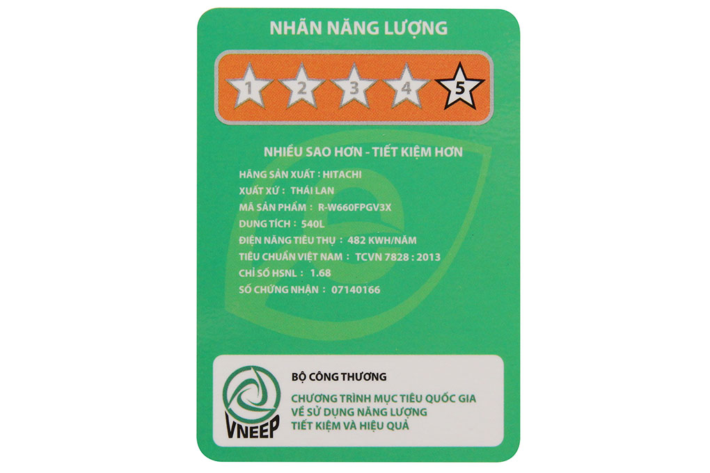 Làm sao để phân biệt tủ lạnh hitachi chính hãng với tem năng lượng