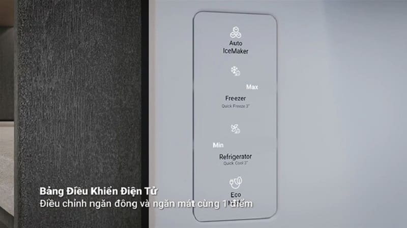 Tủ Lạnh Hitachi HRTN6443SAMGWVN - Bảng điều khiển điện tử