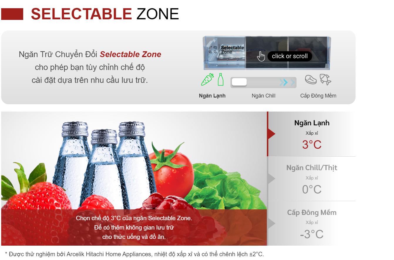 Tủ lạnh Hitachi 2 cánh ngăn đông trên Inverter 409 lít HRTN6443SGBKVN