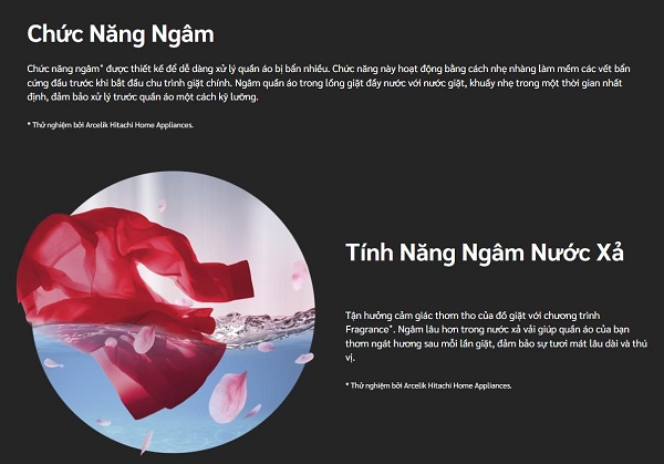 Máy giặt lồng đứng Hitachi Inverter 12 kg LTL 12MVJWT GG, model mới nhất giá tốt, Chương trình ngâm