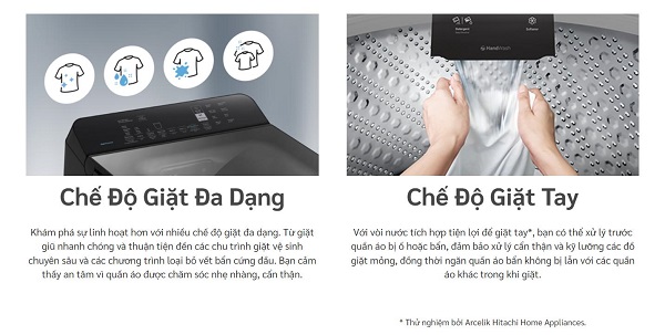 Máy giặt lồng đứng Hitachi Inverter 12 kg LTL 12MVJWT GG, model mới nhất giá tốt, đa dạng chế độ giặt