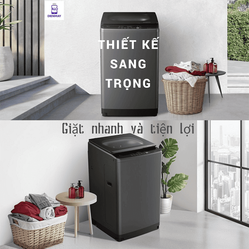 Máy giặt lồng đứng Hitachi Inverter 9 kg LTL 09MV00 GG, model mới giá tốt