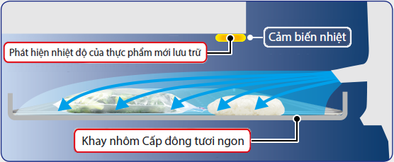 Tính năng cấp đông ngon delicious freezing tủ lạnh hitachi