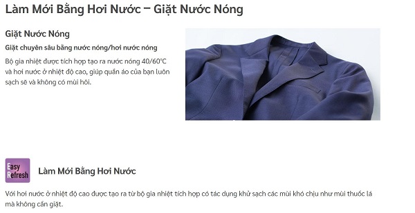 Làm mới bằng hơi nước - Máy giặt lồng đứng Hitachi Inverter 20kg SF-200ZHV GG chính hãng, giá tốt
