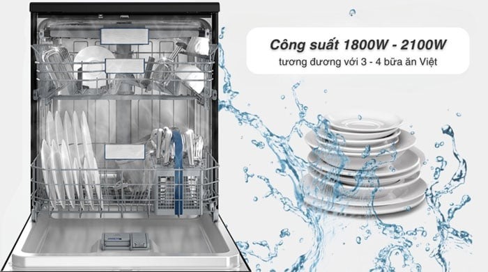 Máy rửa bát độc lập Hitachi 14 bộ HDF-F146VX, giá tốt sẵn giao