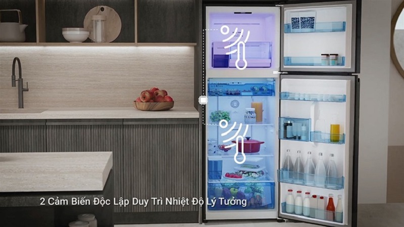 Công nghệ làm lạnh vòng cung kết hợp cảm biến kép - Cảm biến thông minh