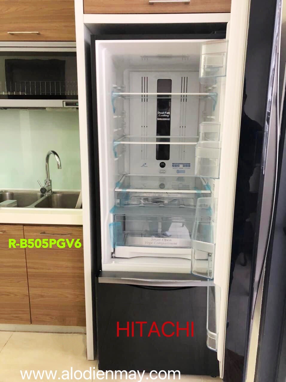 Ai đang tìm tủ lạnh Hitachi 2 cánh ngăn đá dưới? Mua ngay R-B505PGV6