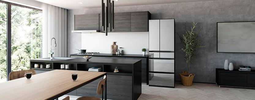 tủ lạnh 6 cánh Hitachi inverter nội địa nhật 735 lít R-ZX740KV X mẫu 2021 chính hãng