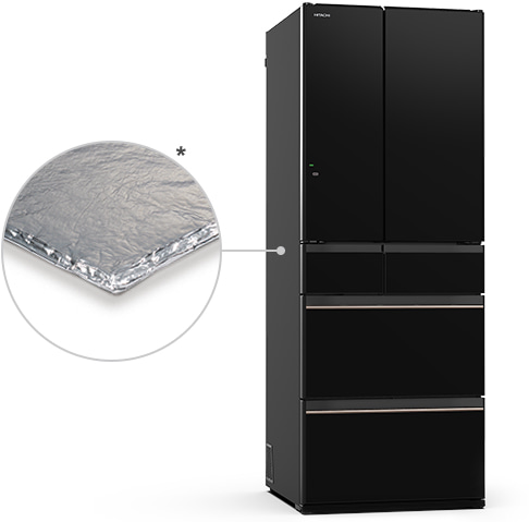 tủ lạnh 6 cánh 520 lít Hitachi nội địa Nhật R-HW530NV (X)