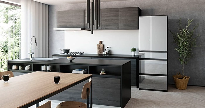 tủ lạnh hitachi mặt gương