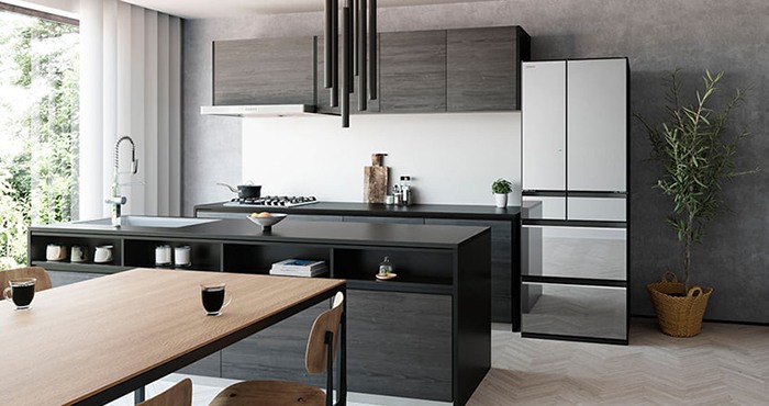 tủ lạnh 6 cánh 520 lít Hitachi nội địa Nhật R-HW530NV (X)