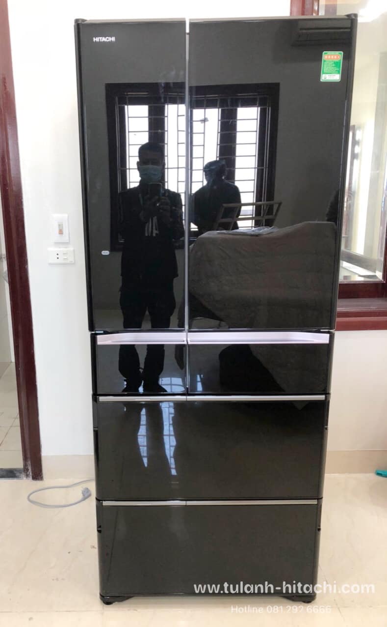 tủ lạnh 6 cánh R-WX620KV XK 615L mới nhất 2021 của Hitachi