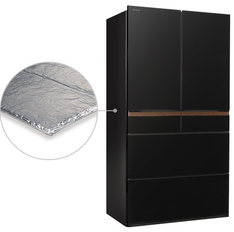 Tủ Lạnh Hitachi 6 cánh Nhập Khẩu Nhật Bản Inverter 670 lít R-GW670TV XM, model mới, màu gương xám khói