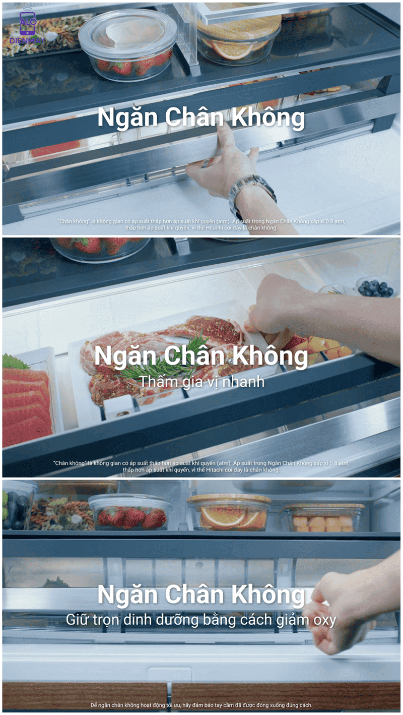 Tủ Lạnh Inverter 670 lít R-GW670TV XK - Ngăn Chân Không Duy Trì Độ Tươi Ngon