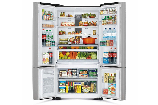 Tủ lạnh hitachi inverter 4 cánh dung tích 640 lít R-FWB850PGV5 GBK