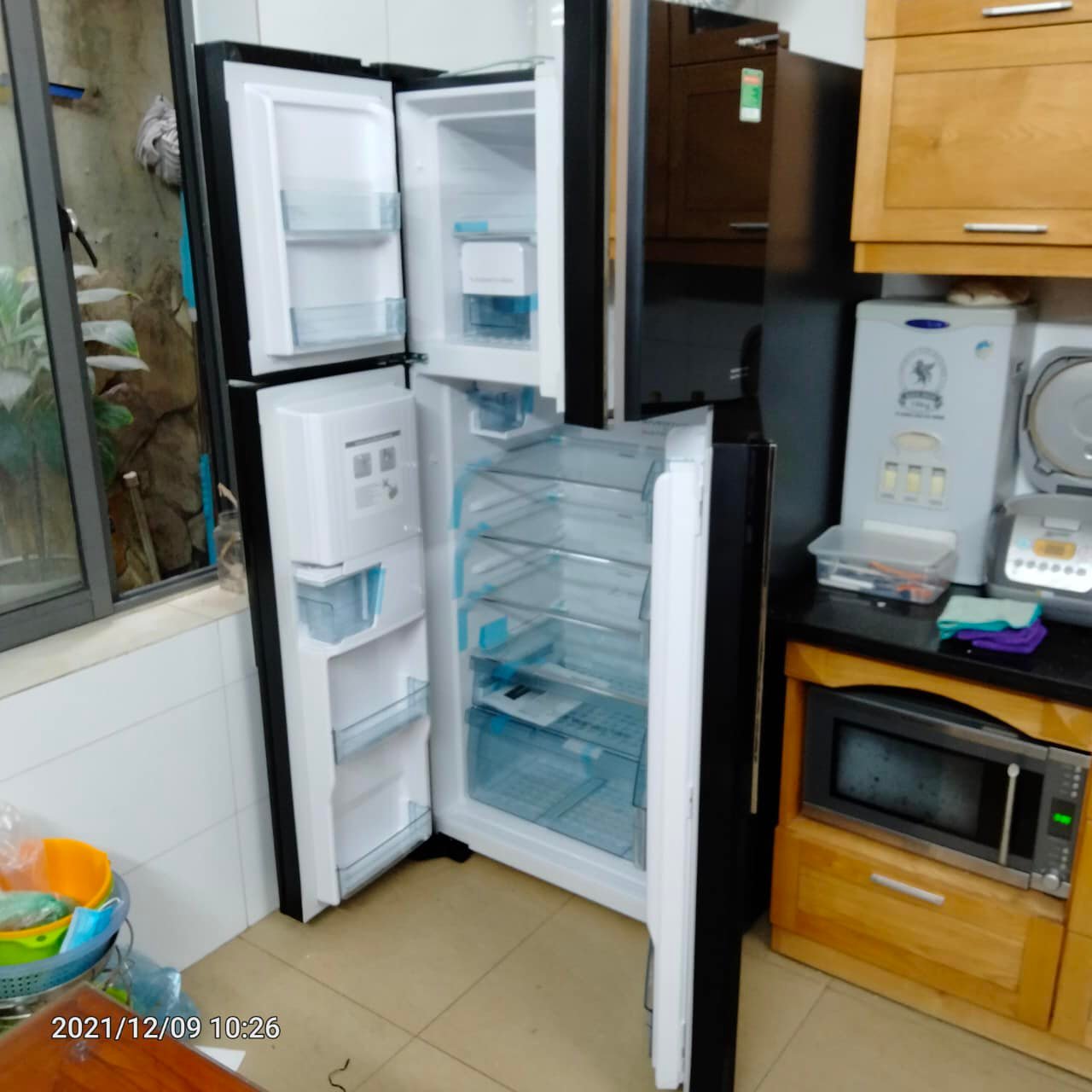 Hướng dẫn cách sử dụng bảng điều khiển cảm ứng tủ lạnh Hitachi R-FW690PGV7X