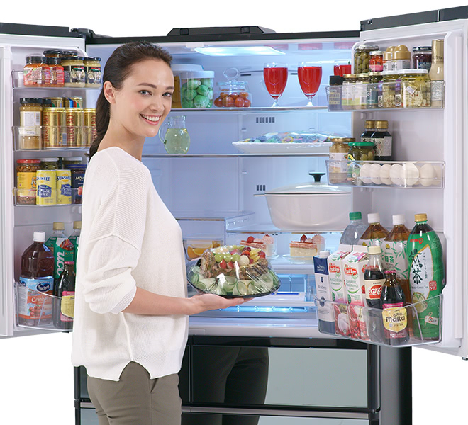 tủ 6 cánh Hitachi nội địa Nhật giá tốt