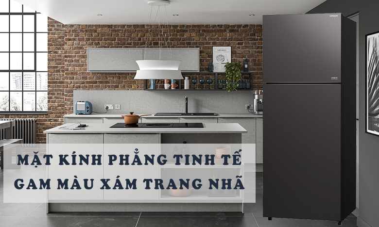 Tủ lạnh 2 cánh Hitachi inverter 390 lít R-FVY510PGV0 (GMG)