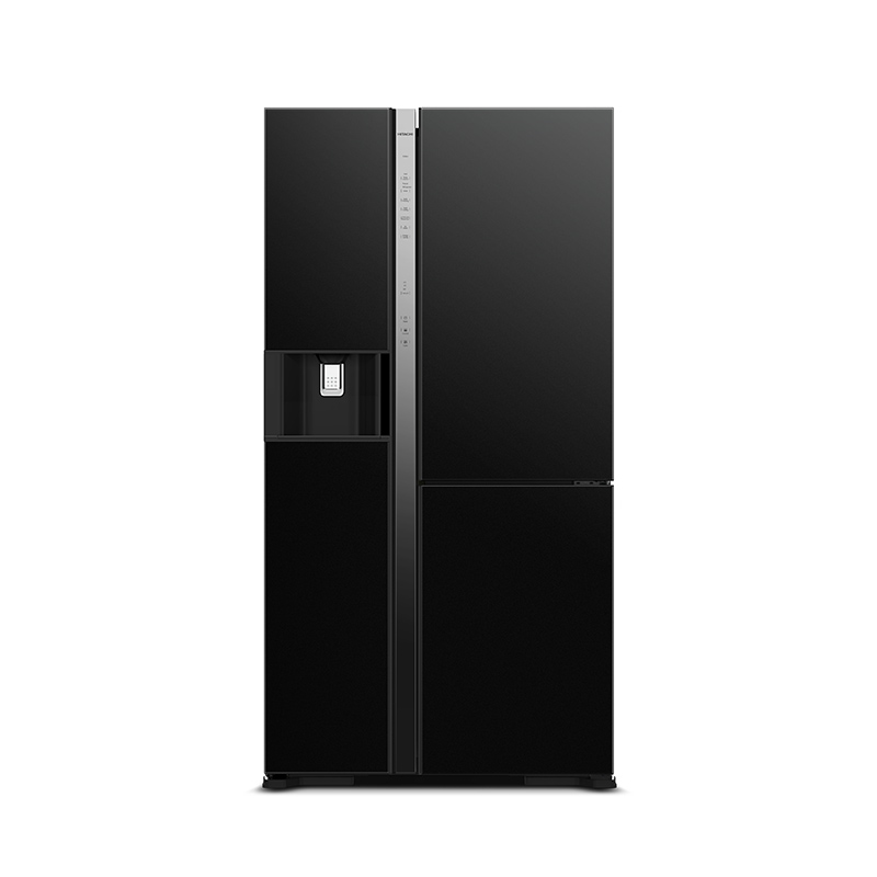 tủ lạnh 3 cánh side by side hitachi inverter chính hãng giá tốt R-MX800GVGV0 GBK 569 lít
