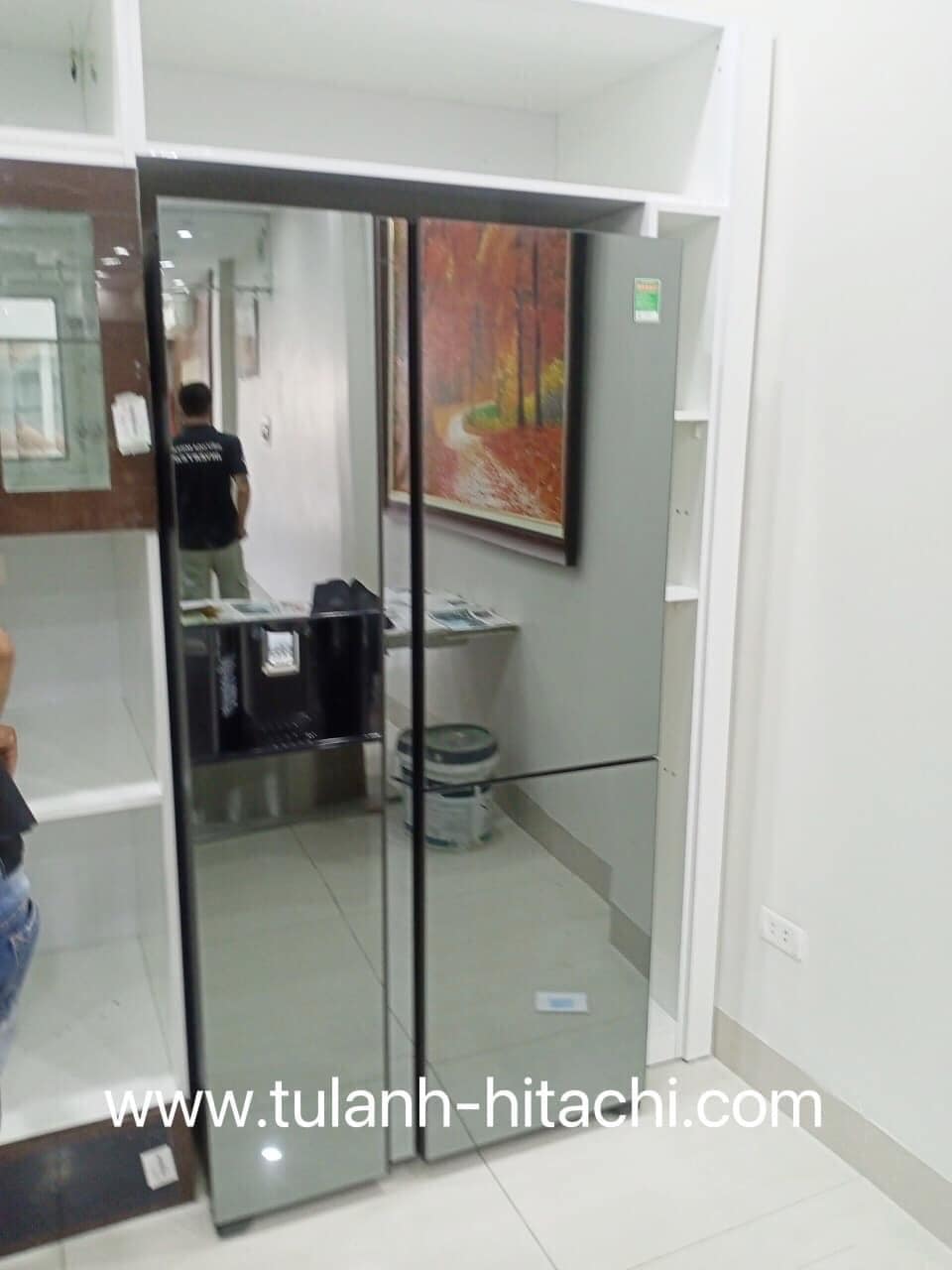 Tủ lạnh Hitachi Side By Side 3 cánh 569 lít inverter R-MY800GVGV0(D)