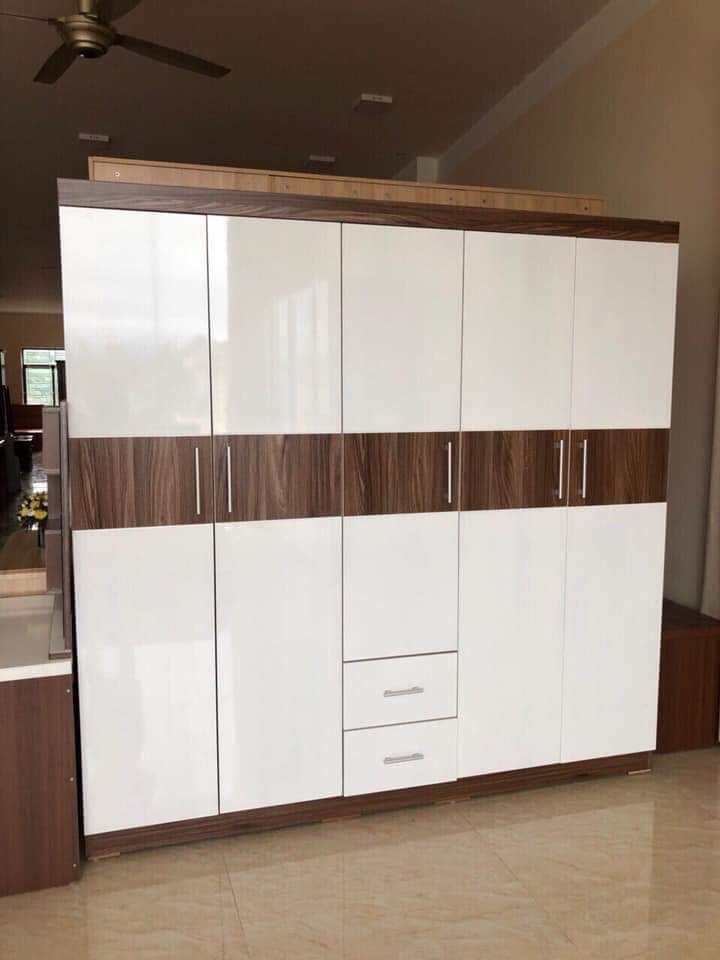 Tủ áo gỗ công nghiệp 5 cánh