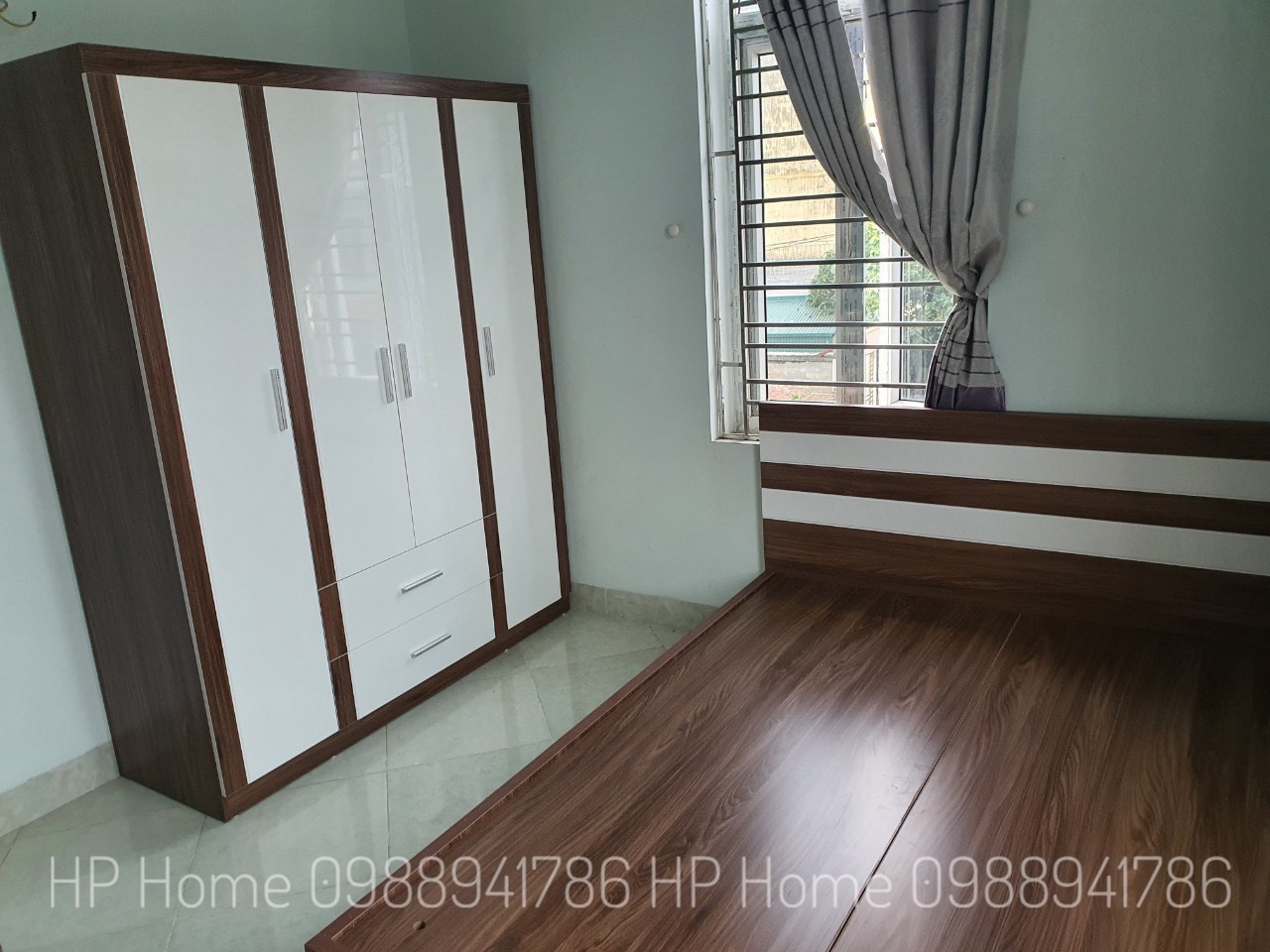 Combo phòng ngủ quốc dân gỗ công nghiệp MDF phủ melamin chống xước