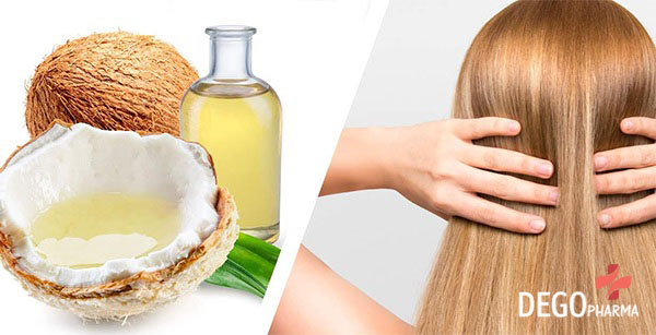 trị rụng tóc bằng dầu dừa.