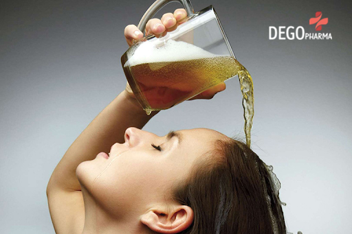 Cách trị nấm da đầu bằng bia