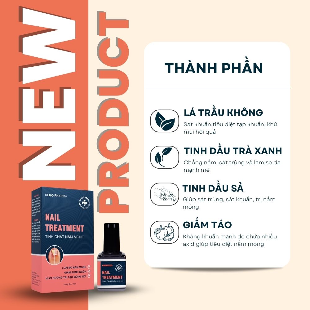 Đánh giá hiệu quả của thuốc trị nấm móng tay Dego Pharma