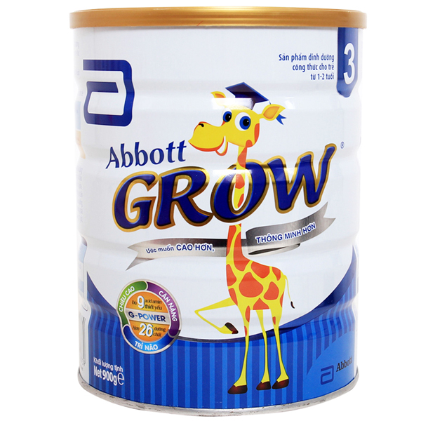 Sữa Abbott Grow 3 1-2 tuổi 900g