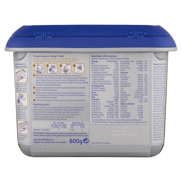 Sữa Aptamil Profutura Anh số 2 6-12 tháng 800g