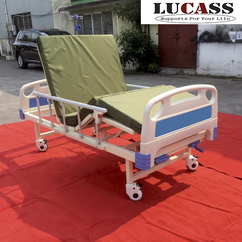 giường y tế 2 tay quay Lucass GB-2