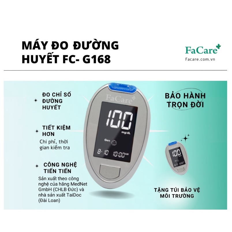 máy đo đường huyết facare