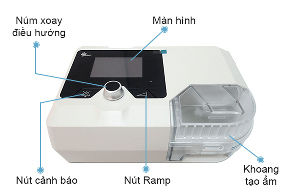 Máy trợ thở 2 chiều Bipap
