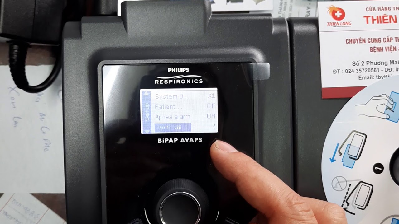 máy trợ thở philips bipap avap