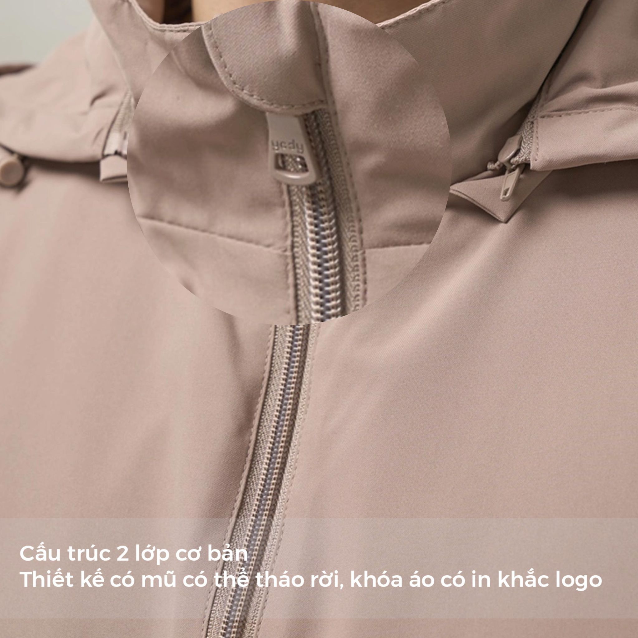 Áo Khoác Gió Nam 3C Plus