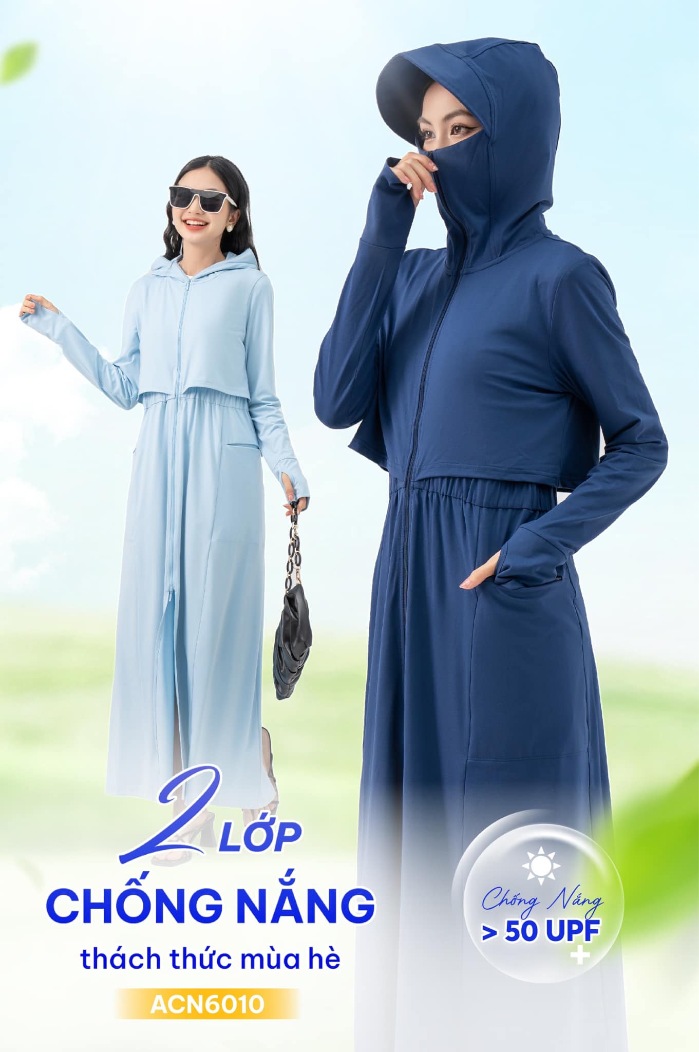 Áo Chống Nắng Nữ Dáng Dài Thoáng Khí