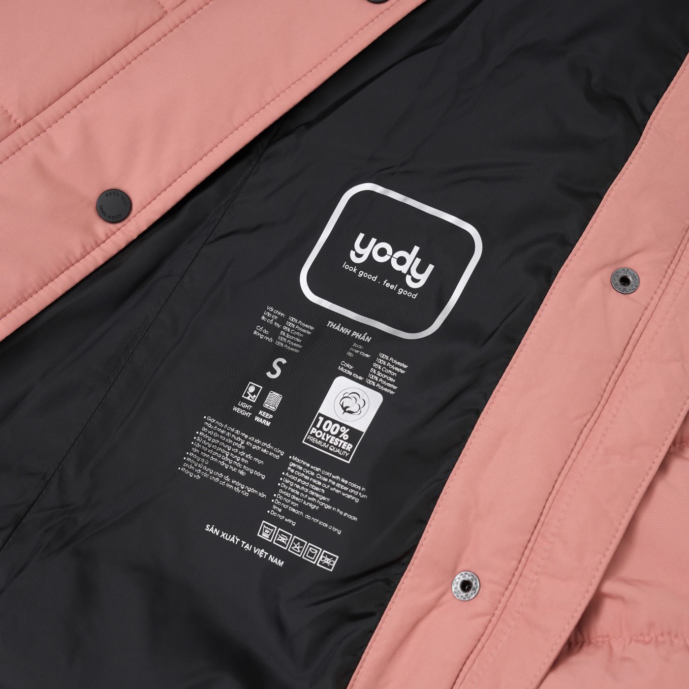 Áo Khoác Phao Nữ Vip Dáng Ôm Cổ Phối Lông