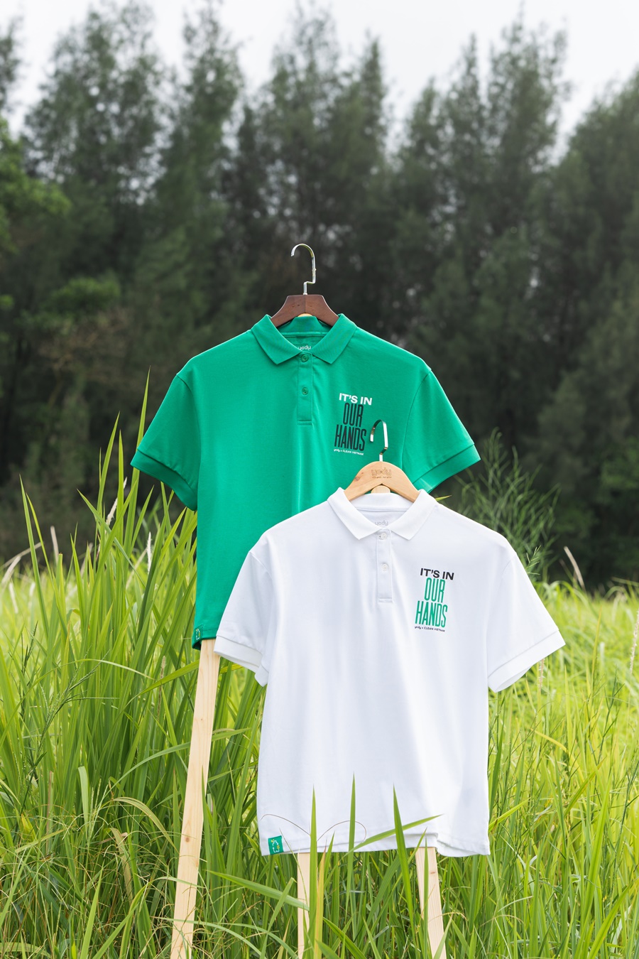 Polo Nam Recycle Clean Việt Nam Form Rộng